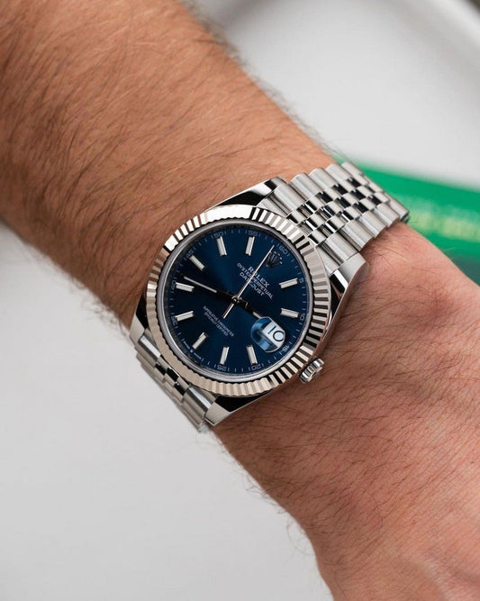 ROLEX DATE JUST (SILVER BLUE) - VIRAT KOHLI