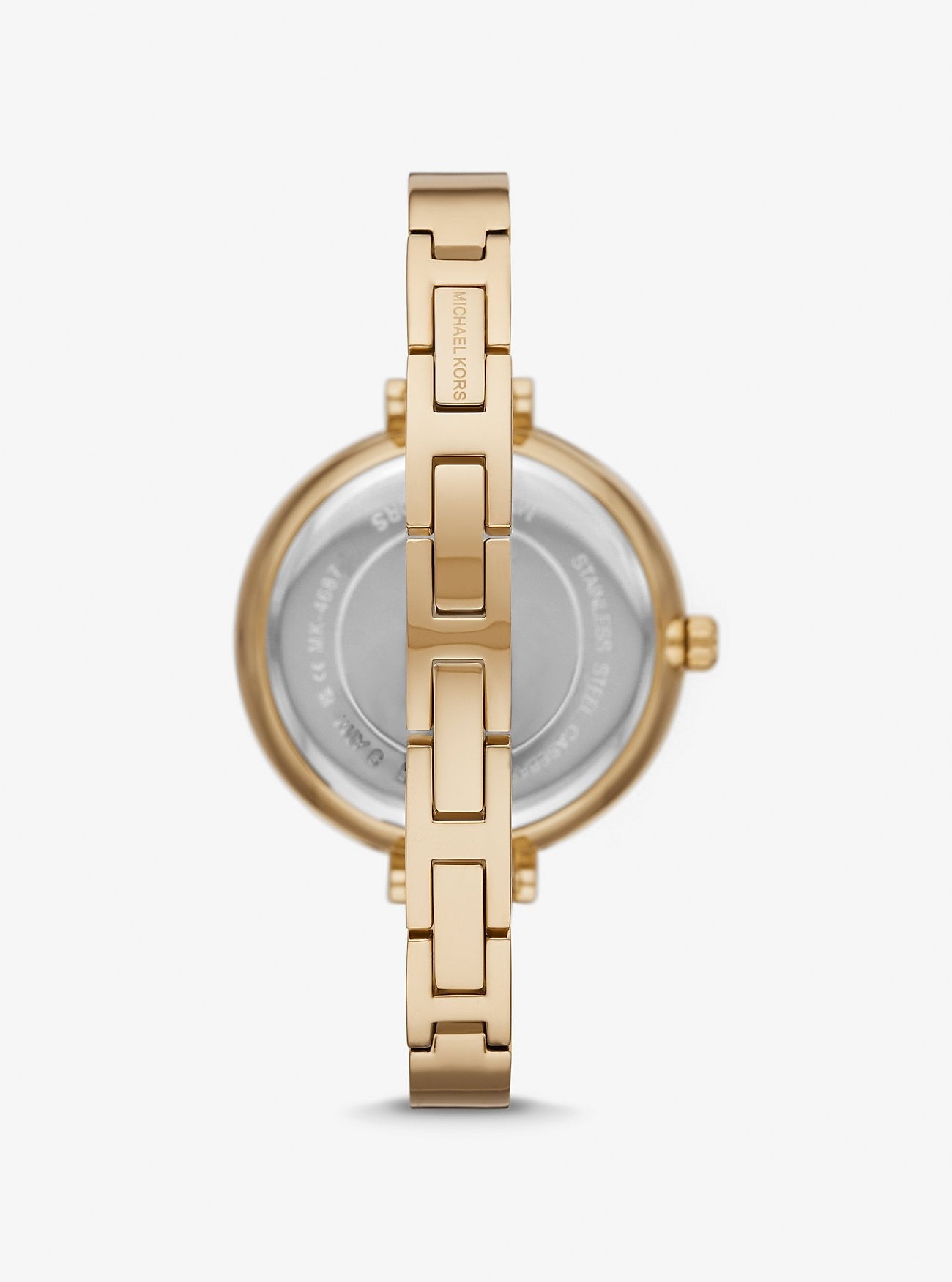 MICHAEL KORS NAIA GOLD-TONE LOGO WATCH