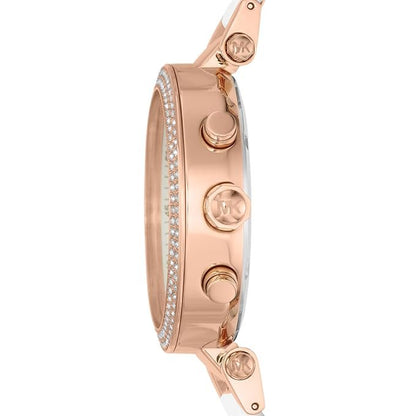 MICHAEL KORS - PARKER WATCH (WHITE / ROSEGOLD)