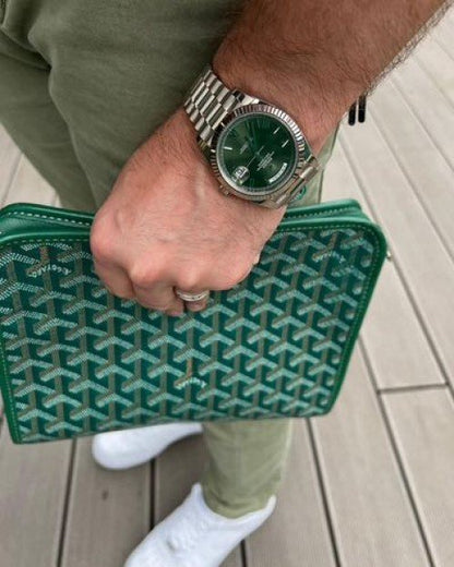 ROLEX DAY DATE (SILVER GREEN)