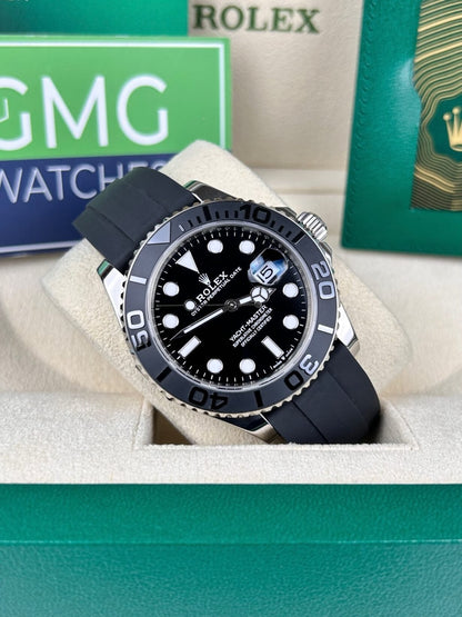 ROLEX YACHT MASTER OYSTER FLEX (BLACK SILVER)
