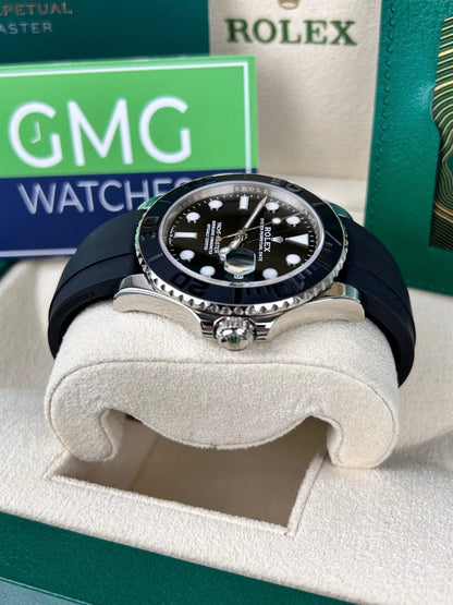 ROLEX YACHT MASTER OYSTER FLEX (BLACK SILVER)