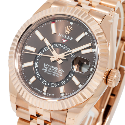 ROLEX SKY DWELLER (GOLD CHOCOLATE)