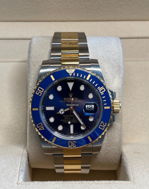 ROLEX SUBMARINER DATE (GOLD- SILVER- BLUE)