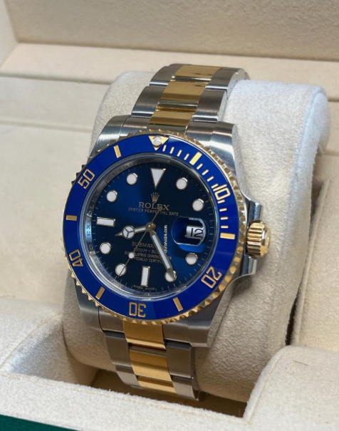 ROLEX SUBMARINER DATE (GOLD- SILVER- BLUE)