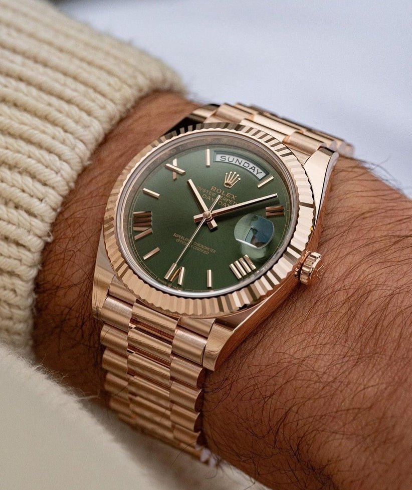 ROLEX DAY DATE (GOLD - CHOCOLATE) - MS DHONI
