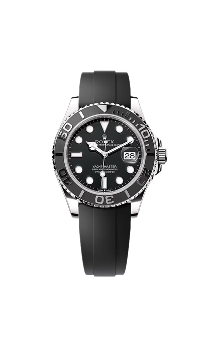 ROLEX YACHT MASTER OYSTER FLEX (BLACK SILVER)