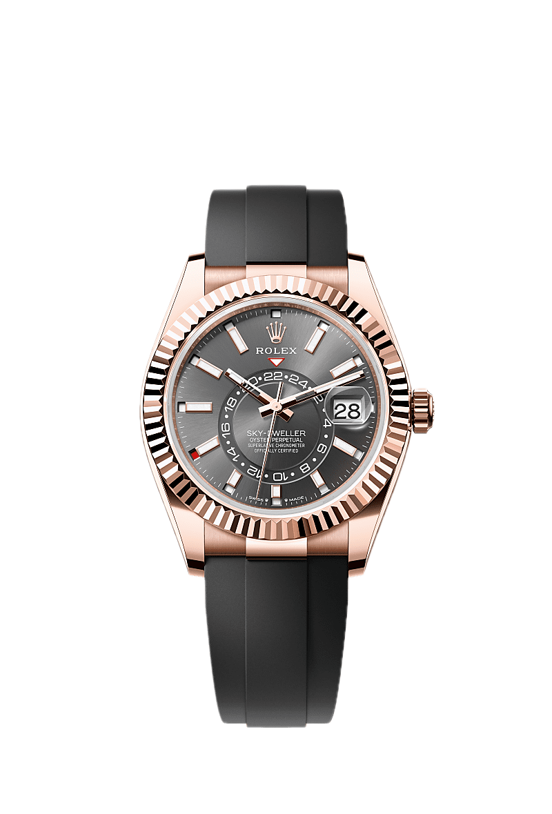 ROLEX SKY DWELLER OYSTERFLEX (GOLD STALE)