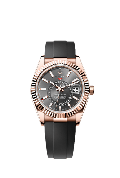 ROLEX SKY DWELLER OYSTERFLEX (GOLD STALE)