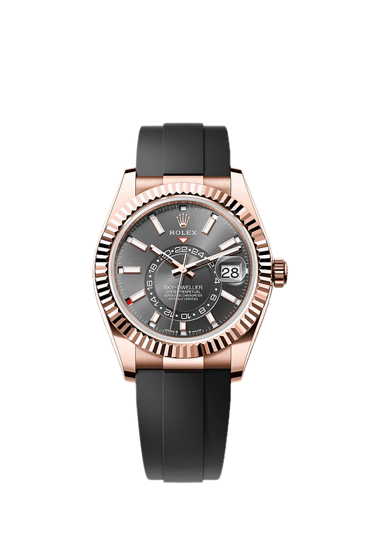 ROLEX SKY DWELLER OYSTERFLEX (GOLD STALE)