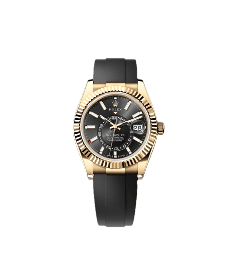 ROLEX SKY DWELLER OYSTERFLEX (GOLD BLACK)