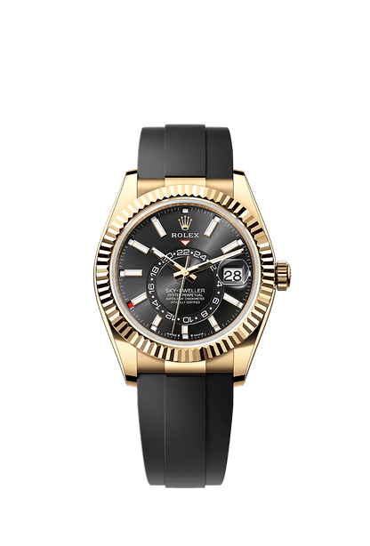 ROLEX SKY DWELLER OYSTERFLEX (GOLD BLACK)