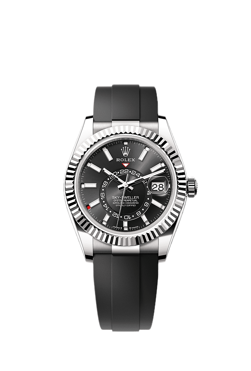 ROLEX SKY DWELLER OYSTERFLEX (SILVER BLACK)