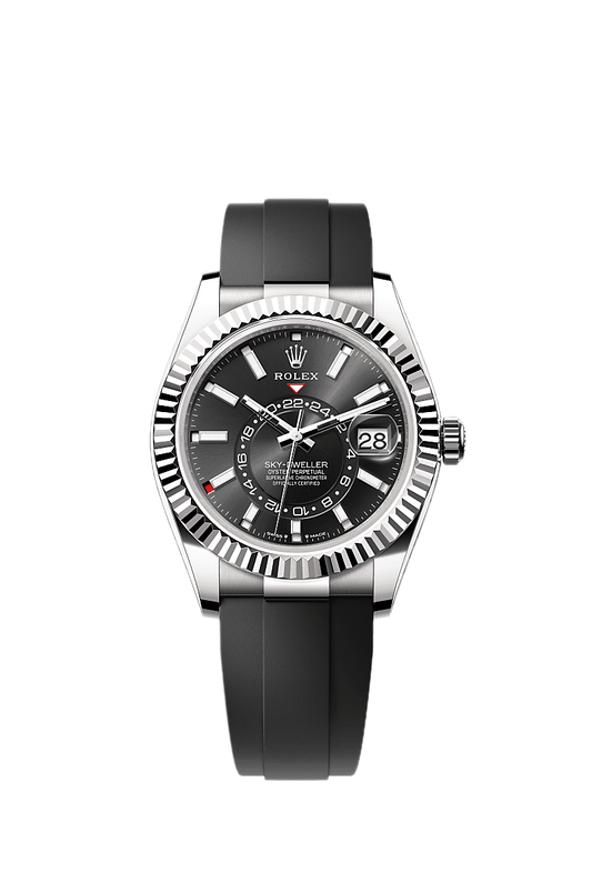 ROLEX SKY DWELLER OYSTERFLEX (SILVER BLACK)