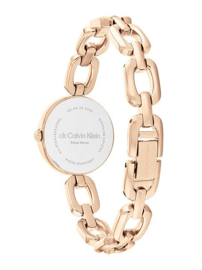 Calvin Klein Women Swiss Jewelry Link Analogue Watch (GOLD)